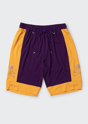 Men's Bicolor Basketball Shorts