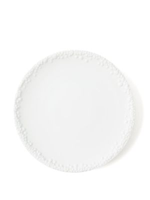 L'objet - X Haas Brothers Mojave Porcelain Dinner Plate - White