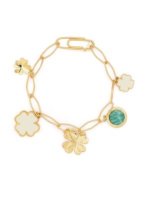 Aurelie Bidermann Eylin charm bracelet - Gold