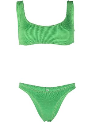 Reina Olga ruched bikini set - Green