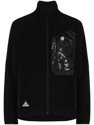 Billionaire Boys Club logo print zip-up jacket - Black