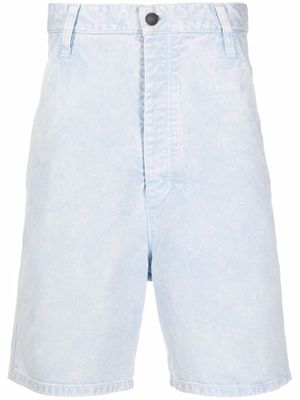AMI Paris oversize denim shorts - Blue