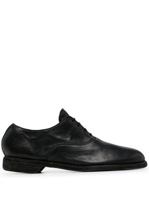 Guidi leather Oxford shoes - Black