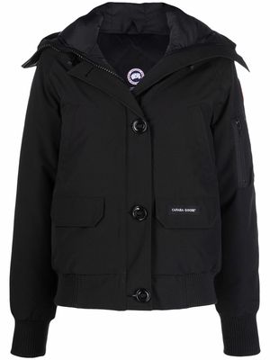 Canada Goose Chilliwack logo patch padded jacket - Black