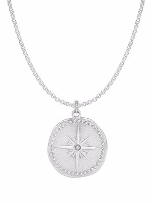 DOWER AND HALL True North pendant necklace - Silver