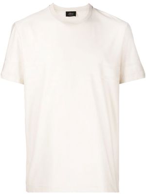 Brioni striped short-sleeve T-shirt - Neutrals
