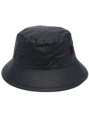Barbour logo-embroidered bucket hat - Blue