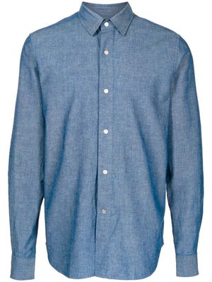agnès b. chambray long-sleeve shirt - Blue