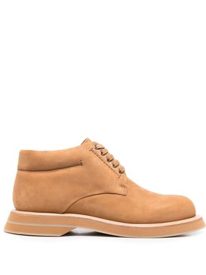 Jacquemus Les Chaussures suede boots - Brown