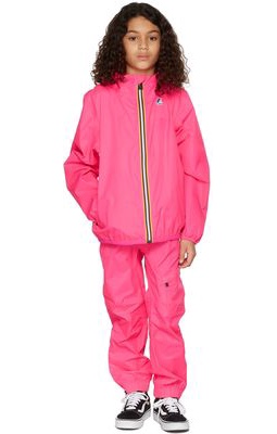 K-Way Kids Pink 'Le Vrai Claude' Jacket