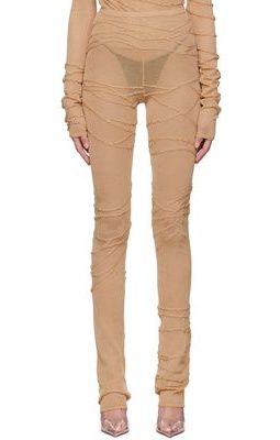 SUBSURFACE SSENSE Exclusive Tan Death of Cleopatra Leggings