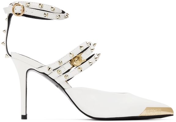 Versace Jeans Couture White Scarlett Heels