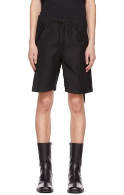 3MAN Black Cargo Shorts