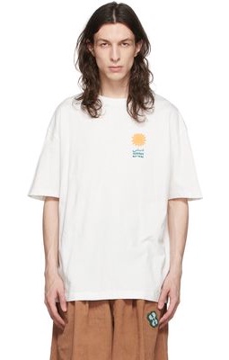 ADISH White Cotton T-Shirt