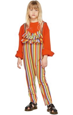 M'A Kids Kids Multicolor Wool Stripe Jumpsuit