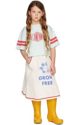 The Campamento Kids Off-White Grow Free Skirt