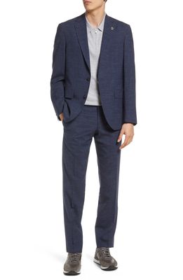 TED BAKER LONDON Karl Unconstructed Wool Blend Suit in Navy