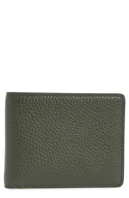 Bosca Monfrini Leather Wallet in Green