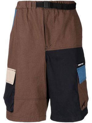 AMBUSH panelled cargo shorts - Brown