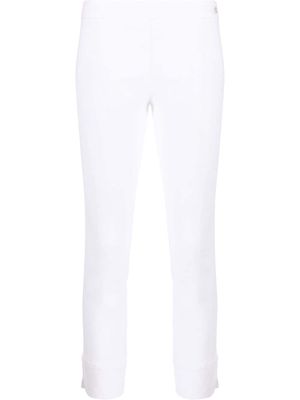 120% Lino cropped linen trousers - White