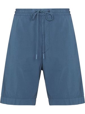 BOSS Banks stretch-cotton track shorts - Blue