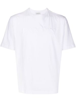 LANVIN logo-print crew-neck T-shirt - White