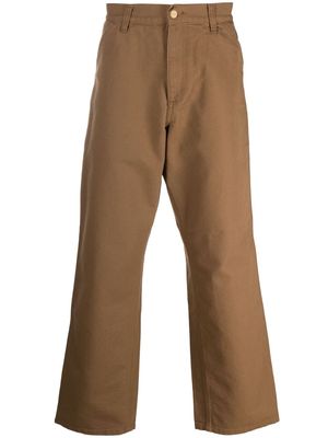 Carhartt WIP Single Knee utility straight-leg trousers - Brown