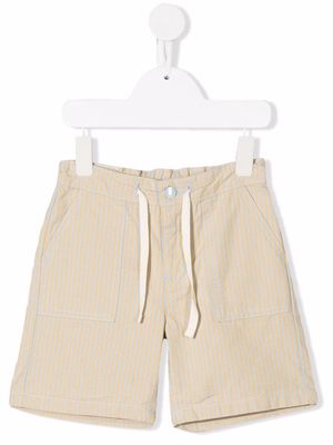 Knot Cosmos cotton shorts - Blue