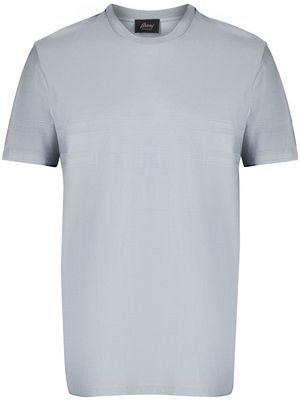 Brioni striped short-sleeve T-shirt - Grey