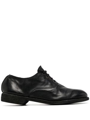 Guidi leather derby shoes - Black