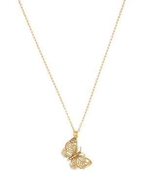 AMBUSH butterfly-charm necklace - Gold
