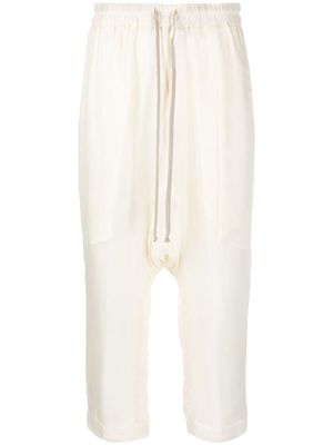 Rick Owens cropped drop-crotch trousers - Neutrals