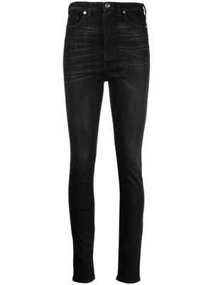 Emporio Armani high-waist skinny jeans - Black