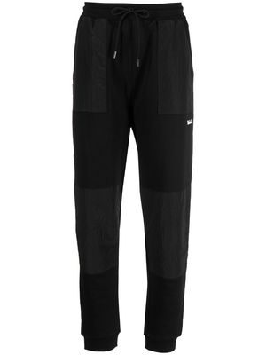Woolrich mix media track trousers - Black