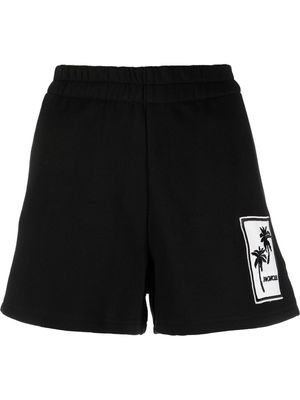 Moncler logo-print track shorts - Black
