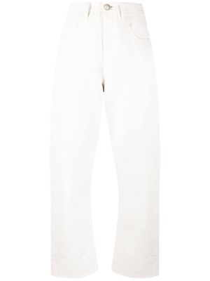 Jil Sander high-waisted tapered jeans - White