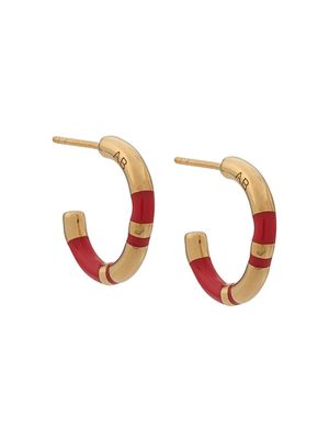 Aurelie Bidermann Positano small earrings - Red