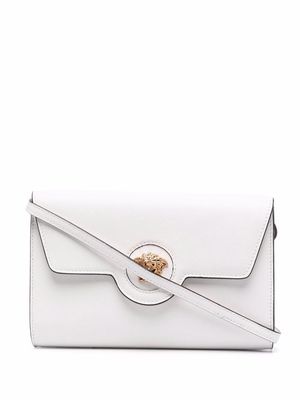 Versace La Medusa leather clutch bag - White