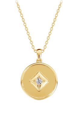 De Beers Forevermark Icon Diamond Medallion Pendant Necklace in 18K Yellow Gold