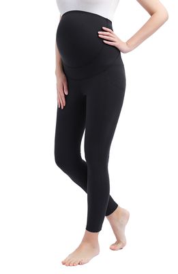Kimi and Kai Sol Bellyback Support Maternity Leggings in Black