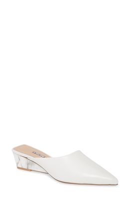 Charles David Proven Mule in White Leather