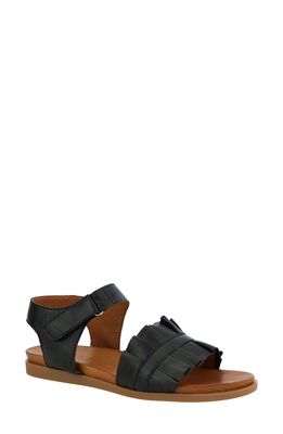 Unity in Diversity Diona Ankle Strap Sandal in Black