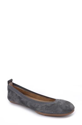 Yosi Samra Samara Foldable Ballet Flat in Smoke