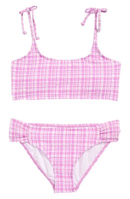 Billabong Kids' Checkin' the Waves Two-Piece Swimsuit in Lush Lilac