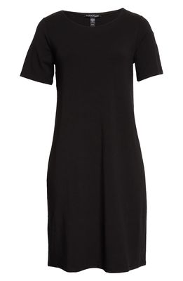 Eileen Fisher Stretch Jersey Dress in Black