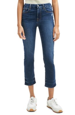 JEN7 by 7 For All Mankind Tie Dye Hem Capri Jeans in Linda