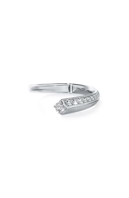 De Beers Forevermark Avaanti Diamond Bypass Ring in 18K White Gold
