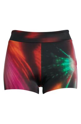Louisa Ballou Print Cover-Up Bike Shorts in Odyssey