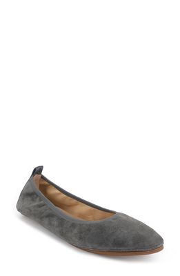 Yosi Samra Vienna Foldable Ballet Flat in Smoke