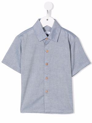Knot short sleeve shirt - Blue